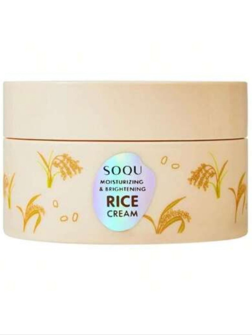 Soqu Moisturizing & Brightening Rice Cream. NIB.